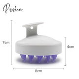 Silicone Scalp Massage Comb Head Body To Wash Clean Care Hair Root Itching Shower Brush Soft