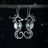 Silver Color Earrings Ivy Elven Botanical Jewelry Plant Leaf Design Bronze