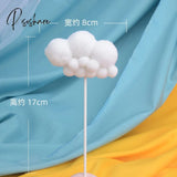 Soft Clay Number Balloon Cake Birthday Topper 1St Party Decorations Kids Baby Shower Girl Happy