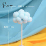 Soft Clay Number Balloon Cake Birthday Topper 1St Party Decorations Kids Baby Shower Girl Happy