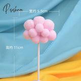 Soft Clay Number Balloon Cake Birthday Topper 1St Party Decorations Kids Baby Shower Girl Happy