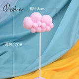 Soft Clay Number Balloon Cake Birthday Topper 1St Party Decorations Kids Baby Shower Girl Happy