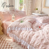 Soft Lace Bedspreads For Double Bed Comfortable Duvet Cover Quality Quilt Pillowcase Bedroom Home