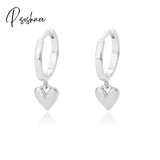 Stainless Steel Hook Earrings For Women Pin Minimalist Chic Baroque Style Elegant Female Jewelry