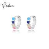 Stainless Steel Hook Earrings For Women Pin Minimalist Chic Baroque Style Elegant Female Jewelry