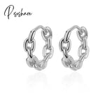 Stainless Steel Hook Earrings For Women Pin Minimalist Chic Baroque Style Elegant Female Jewelry