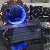 Stargate Nightlight Creative Stereo Led 3D Decoration With Light Mirror Sculpture Model Toy Prop