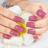 Summer Short Natural Nude White French Nail Tips False Fake Nails Gel Press On Ultra Easy Wear For