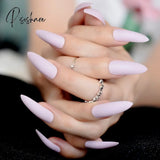 Summer Short Natural Nude White French Nail Tips False Fake Nails Uv Gel Press On Ultra Easy Wear