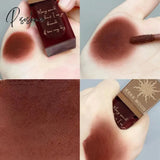 Sunflower Soft Mist Lip Gloss Sexy Red Matte Glaze Nude Color Non-Stick Cup Clay Lipstick Korean