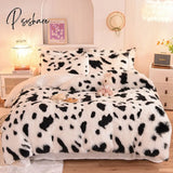 Super Shaggy Coral Fleece Warm Cozy Princess Bedding Set Mink Velvet Quilt/Duvet Cover Bed