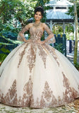 Sweet 16 Pink Princess Quinceanera Dresses  Long Sleeves Tulle Formal Pageant Ball Gown for Girls Vestidos De  Anos robe ivoire