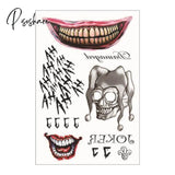 Tattoo Halloween Zombie Scar Stickers Face Festival Vampire Men Women Waterproof Tatoo Boys Fake