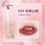 Thin Tube Flower Lipstick Heart-Shaped Jelly Korean Makeup Lasting White Girl Cosmetics 03