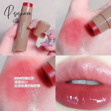 Tinted Moisturizing Lipstick Chapped Dry Cracking Lip Lotion Autumn Winter Red Vivid Glaze 02-1Pcs