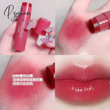 Tinted Moisturizing Lipstick Chapped Dry Cracking Lip Lotion Autumn Winter Red Vivid Glaze 03-1Pcs