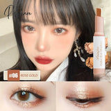 Two-Color Eye Shadow Stick Gradient Modification Pen Is Not Easy To Smudge Lazy Makeup Tool 06