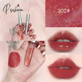 Two-Headed Lipstick Waterproof Long Lasting Mini Lipgloss Portable Lip Glaze High Quality Female