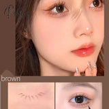 Ultra-Fine Liquid Lying Silkworm Eyelash Pen Matte Brown Gray Eyeliner Highlighter Pencil Smooth