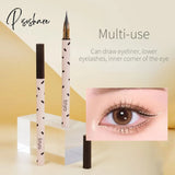 Ultra-Fine Liquid Lying Silkworm Eyelash Pen Matte Brown Gray Eyeliner Highlighter Pencil Smooth