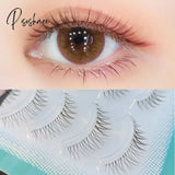 Ultra Light Air Eyelashes Makeup 3 Pairs False Eye Lashes Natural Nude Beauty Bride Stage Black &