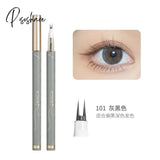 Ultra-Thin 2 Fork Tip Liquid Eyeliner Lower Eyelash Pen Makeup Quick Dry Smooth Eye Liner Point