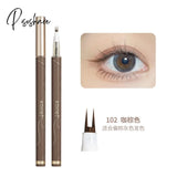 Ultra-Thin 2 Fork Tip Liquid Eyeliner Lower Eyelash Pen Makeup Quick Dry Smooth Eye Liner Point