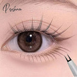 Ultra-Thin 2 Fork Tip Liquid Eyeliner Lower Eyelash Pen Makeup Quick Dry Smooth Eye Liner Point