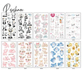 Unicorn Temporary Tattoos Stickers Decoration Waterproof Tattoo For Kids Birthday Baby Shower 10