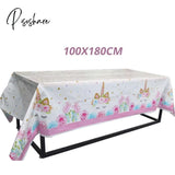 Unicorn Temporary Tattoos Stickers Decoration Waterproof Tattoo For Kids Birthday Baby Shower 1Pc