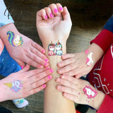 Unicorn Temporary Tattoos Stickers Decoration Waterproof Tattoo For Kids Birthday Baby Shower