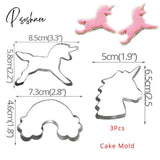 Unicorn Temporary Tattoos Stickers Decoration Waterproof Tattoo For Kids Birthday Baby Shower Cake