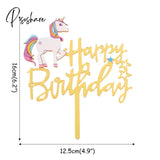 Unicorn Temporary Tattoos Stickers Decoration Waterproof Tattoo For Kids Birthday Baby Shower Cake