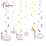 Unicorn Temporary Tattoos Stickers Decoration Waterproof Tattoo For Kids Birthday Baby Shower