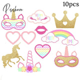 Unicorn Temporary Tattoos Stickers Decoration Waterproof Tattoo For Kids Birthday Baby Shower Photo