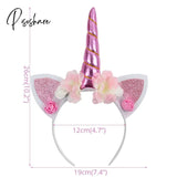 Unicorn Temporary Tattoos Stickers Decoration Waterproof Tattoo For Kids Birthday Baby Shower Pink