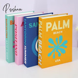 Vacation Series Fake Books For Decoration Home Fashion Simulation Decor Modern Study Living Room