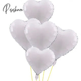 Valentine’s Day Aesthetic 5Pcs Valentines Decor Giant Aluminum Foil Balloons Lipstick Lips Red