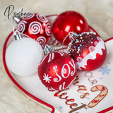 Valery Madelyn30Pcs Christmas Balls 6Cm For Tree Blue Plastic Ornaments Decorations Home Pendants