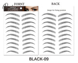 Water-Based Hair-Liked Authentic Eyebrow Tattoo Sticker Waterproof Cosmetics Long Lasting Makeup