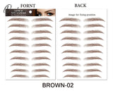 Water-Based Hair-Liked Authentic Eyebrow Tattoo Sticker Waterproof Cosmetics Long Lasting Makeup