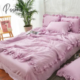 Water Washed Cotton Bubble Wrap Princess Style Lace Summer Cool Quilt With Air Conditioning Thin