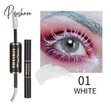 Waterproof Blue Mascara Fast Dry Eyelashes Curls Extension Make-Up Colorful Red Purple Black White