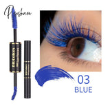 Waterproof Blue Mascara Fast Dry Eyelashes Curls Extension Make-Up Colorful Red Purple Black White