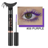 Waterproof Blue Mascara Fast Dry Eyelashes Curls Extension Make-Up Colorful Red Purple Black White