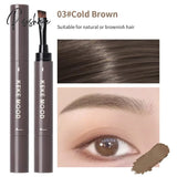 Waterproof Brown Grey Eyebrow Dyeing Cream Pencil Natural Lasting Non-Smudge Setting Dye Eye Brow