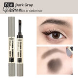 Waterproof Brown Grey Eyebrow Dyeing Cream Pencil Natural Lasting Non-Smudge Setting Dye Eye Brow