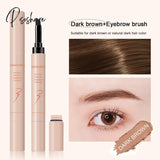 Waterproof Brown Grey Eyebrow Dyeing Cream Pencil Natural Lasting Non-Smudge Setting Dye Eye Brow