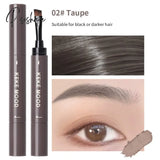 Waterproof Brown Grey Eyebrow Dyeing Cream Pencil Natural Lasting Non-Smudge Setting Dye Eye Brow