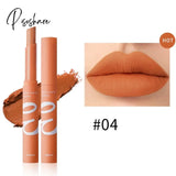 Waterproof Matte Velvet Lipstick 12 Colors Long Lasting Red Pink Lipsticks Non Stick Nude Series